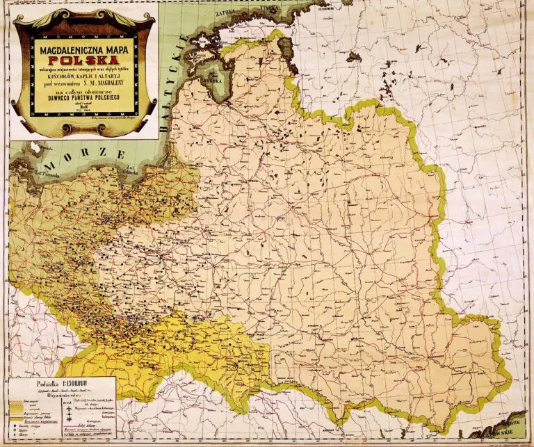 Magdaleniczna Mapa Polska,