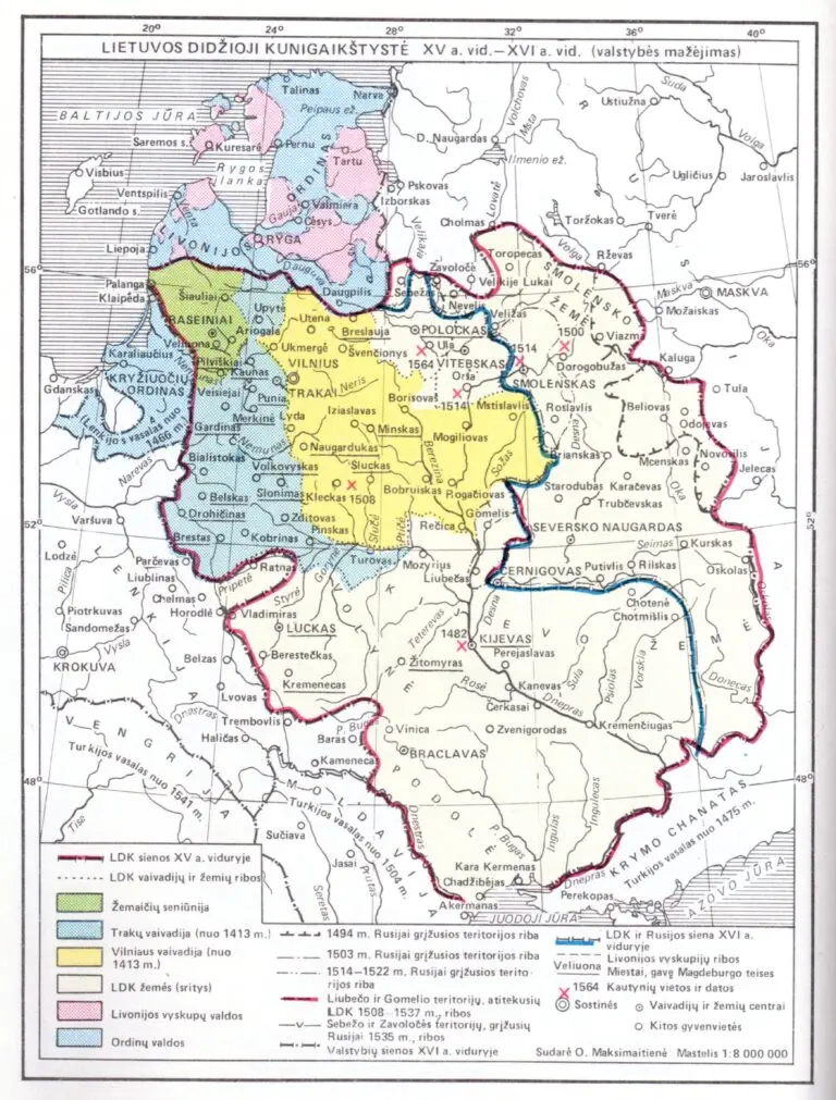 Lietuvos Didžioji Kunigaikštystė.