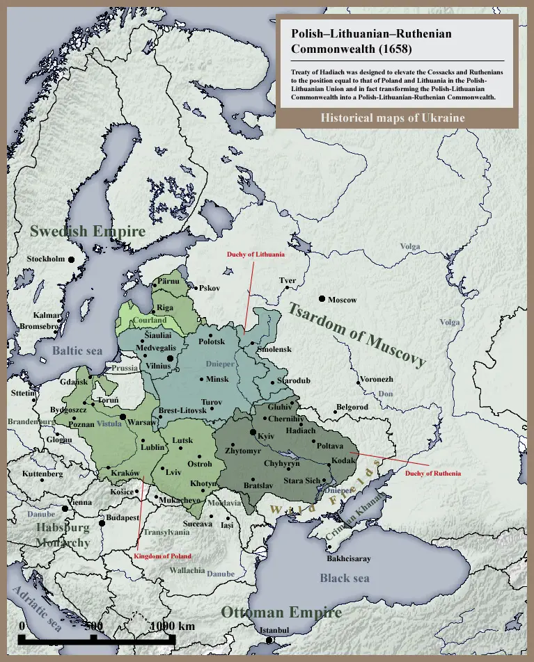 Polish- Lithuanian-Ruthenian Commonwealth (1658)