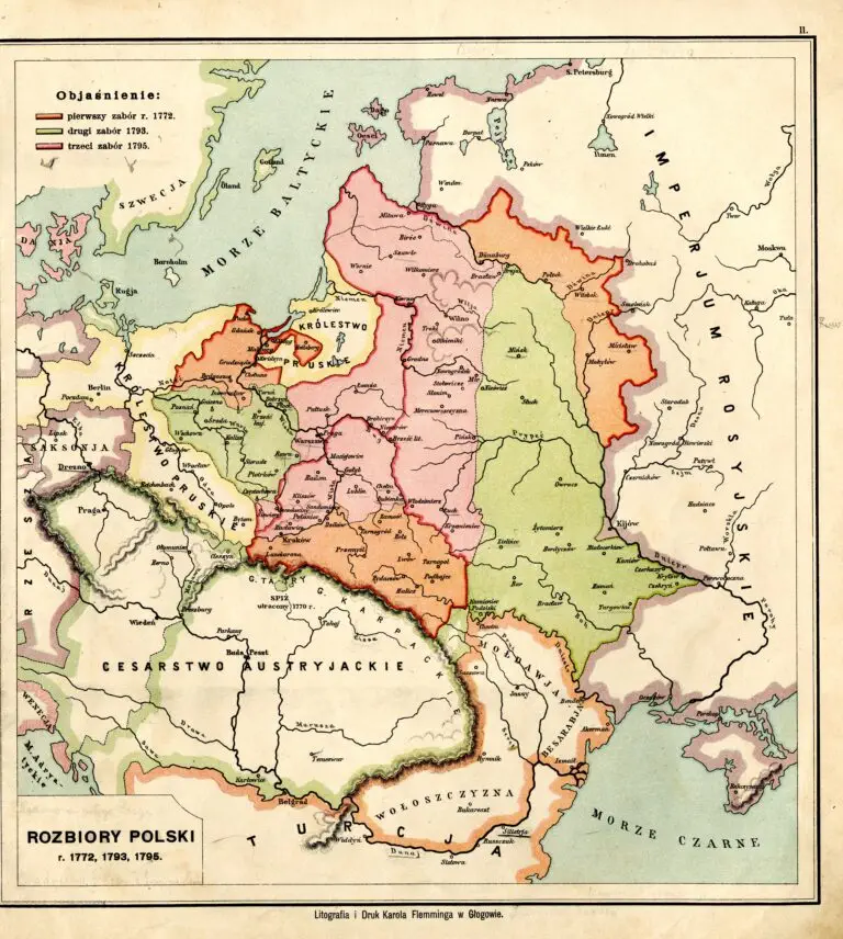 Rozbiory Polski r. 1772, 1793, 1795