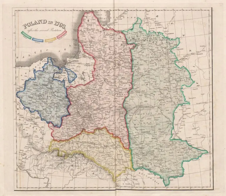 POLAND in 1793, after the second Partition,