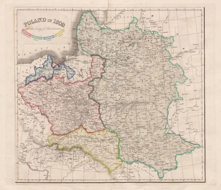 POLAND in 1809 (after the Treaty of Schönbrunn)