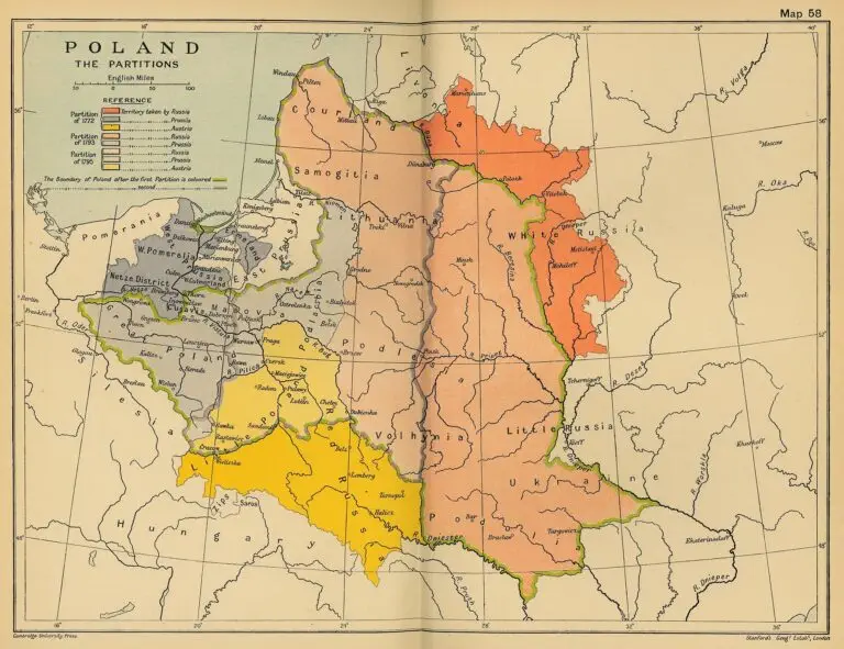 POLAND: THE PARTITIONS,