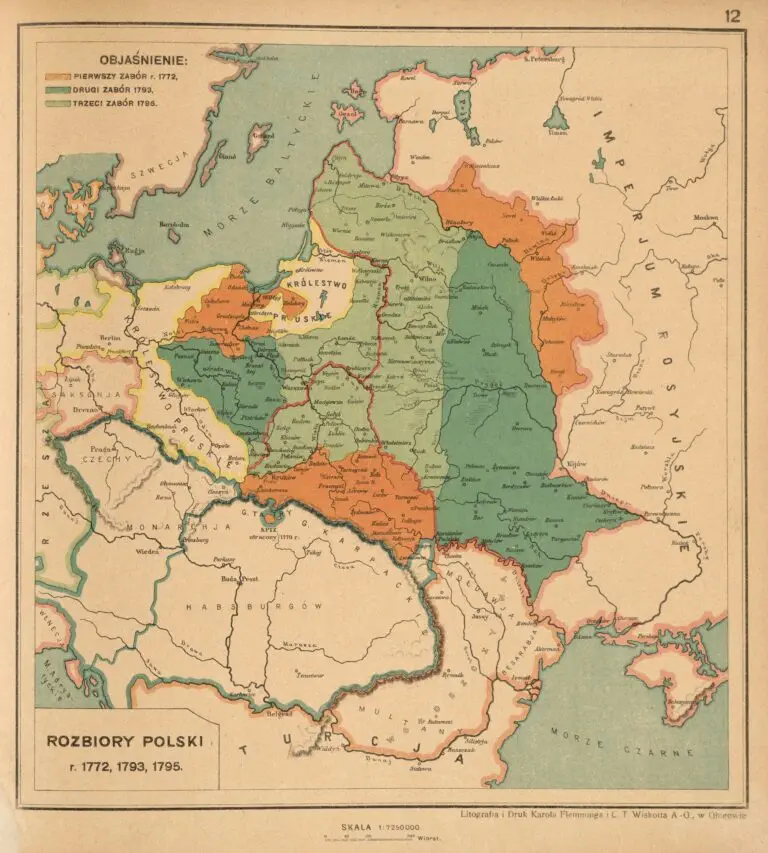 Rozbiory Polski r. 1772, 1793, 1795