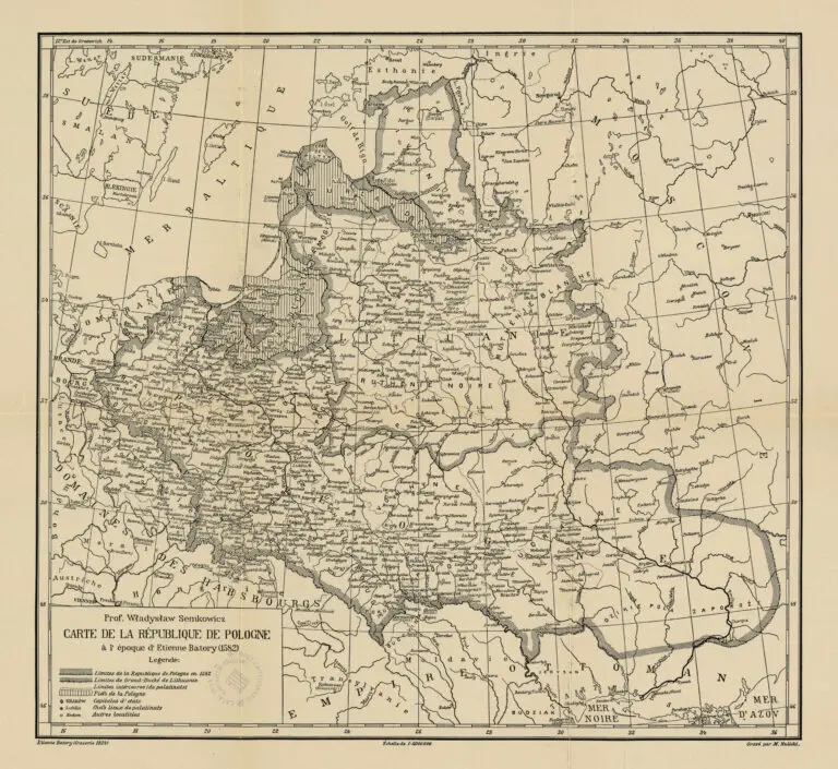 Carte de la Répub- lique de Pologne..,