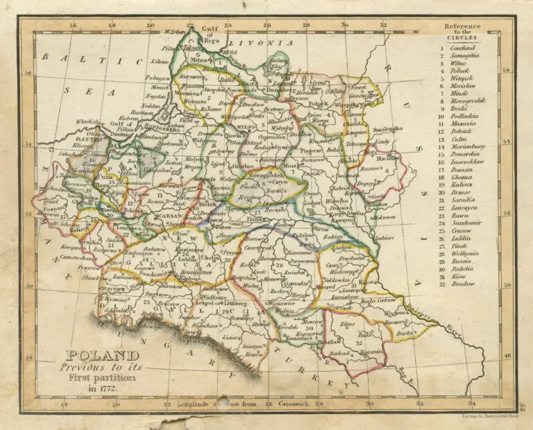 Poland Previous to its First partition in 1772,