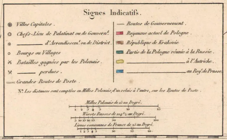 Carte routière, historique et statistique des Etats de l
