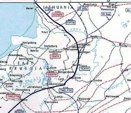 1915 Summer: Russian withdrawal