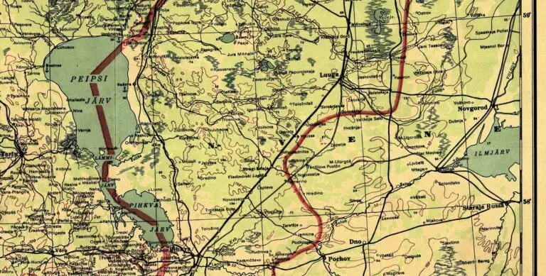 Eesti Eesti VABADUSSÕJA Sõjateatri Kaart