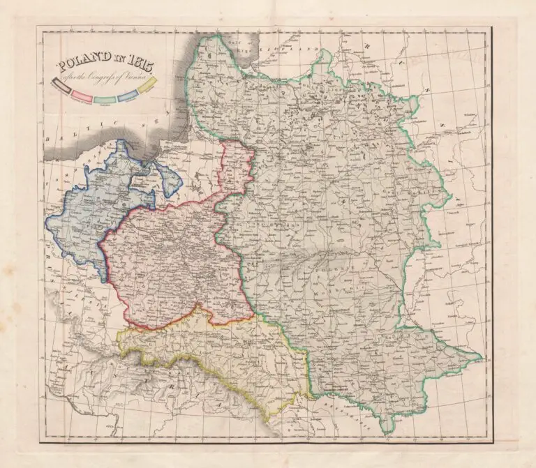 POLAND in 1815 (after the Congress of Vienna),