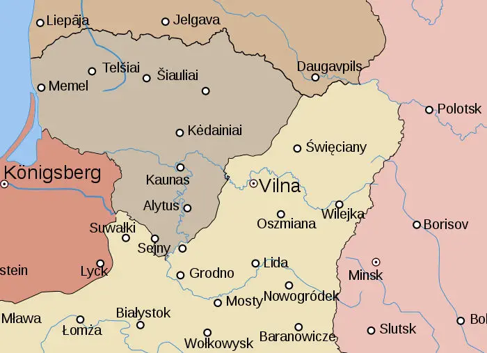 Riga Treaty Boundaries.
