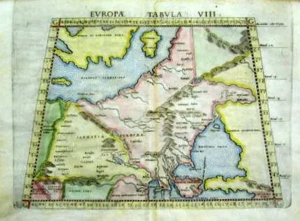 EVROPÆ TABVLA VIII,