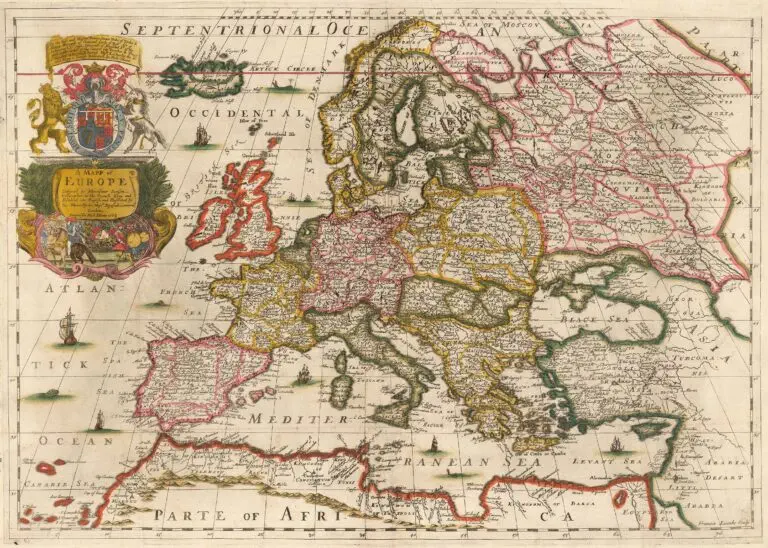 A New Mapp of Europe Designed by Mounsieur Sanson...1669,