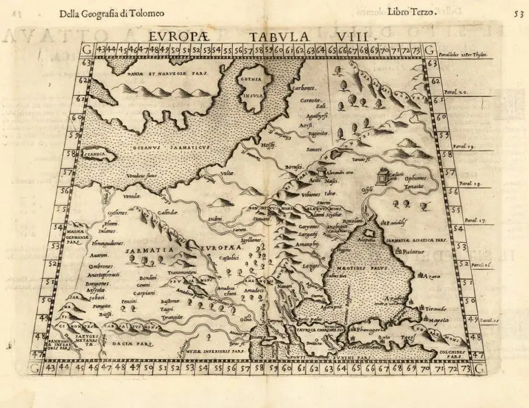 EVROPÆ  TABVLA VIII,