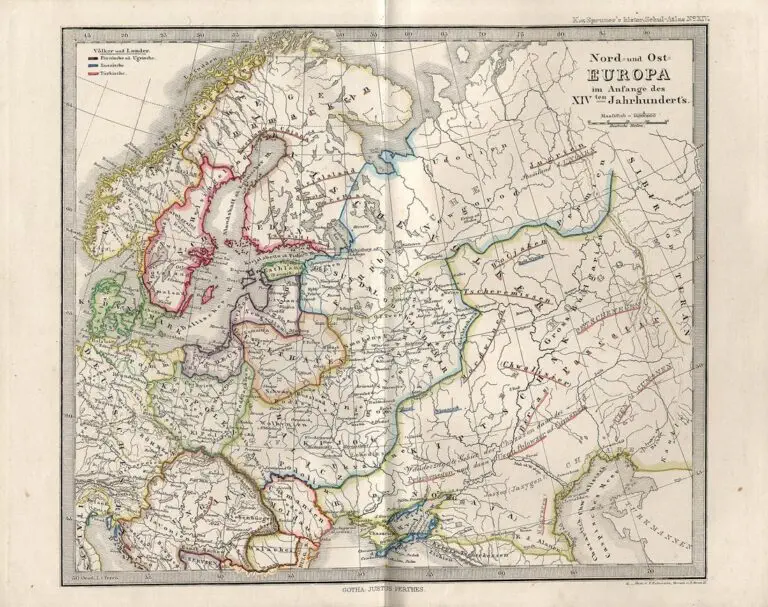 Nord- und Ost- EUROPA im Anfange des XIVten Jahrhunderts,
