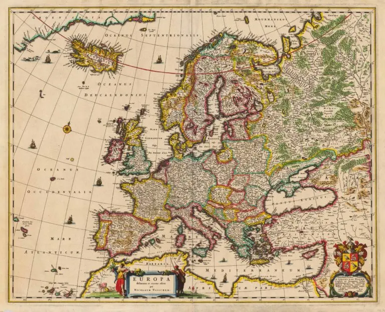 Europa delineata et recens edita per Nicolaum Visscher..,