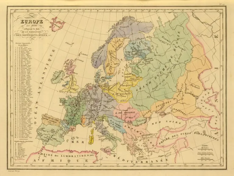 Europe en 1100,