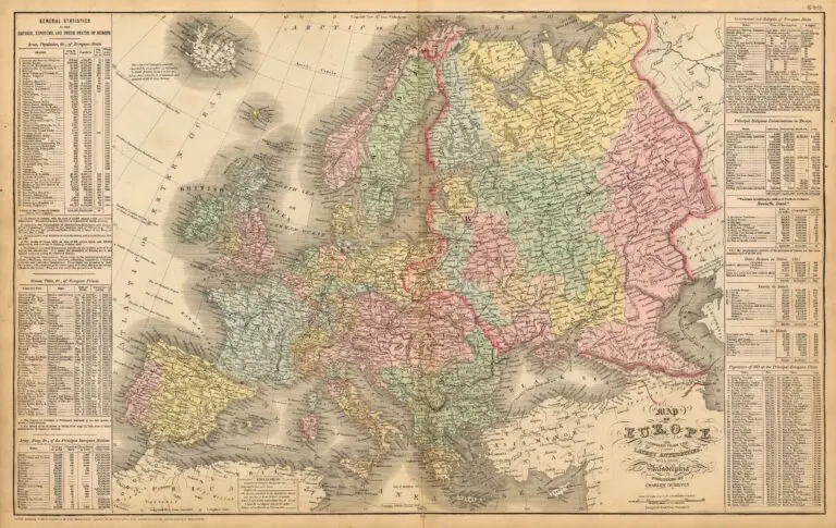 Map of Europe Compiled From The Latest Authorities,
