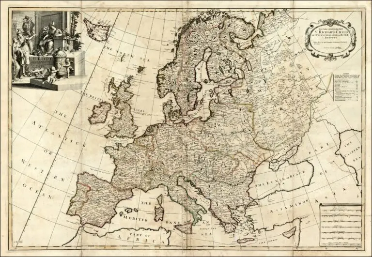Europe Corrected from the Observations Commu icated to the Royal Society at London,