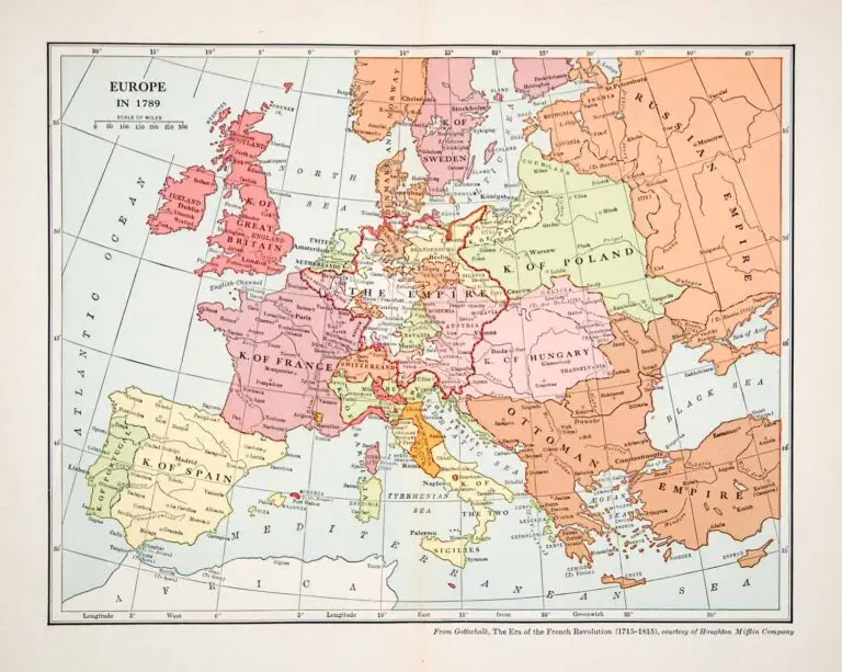 Europe in 1789,