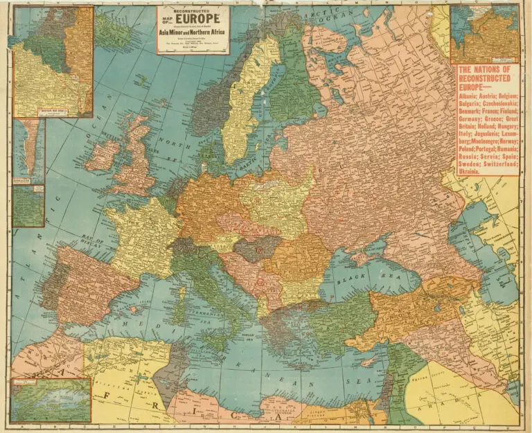 Reconstructed Map of Europe,