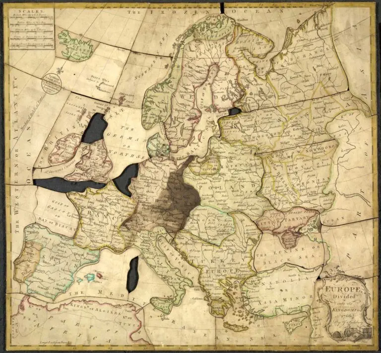 Europe Divided into its Kingdoms,