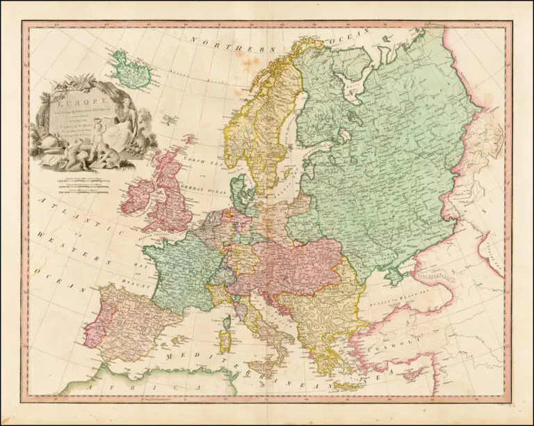 Europe, Exhibiting its Principal States, &c. . . . Published July 1, 1791,