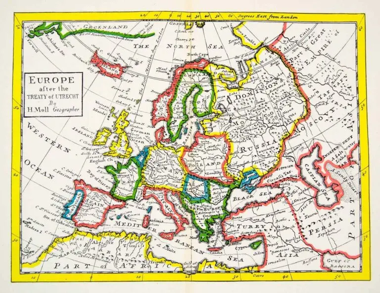 EUROPE after the TREATY of UTRECHT,
