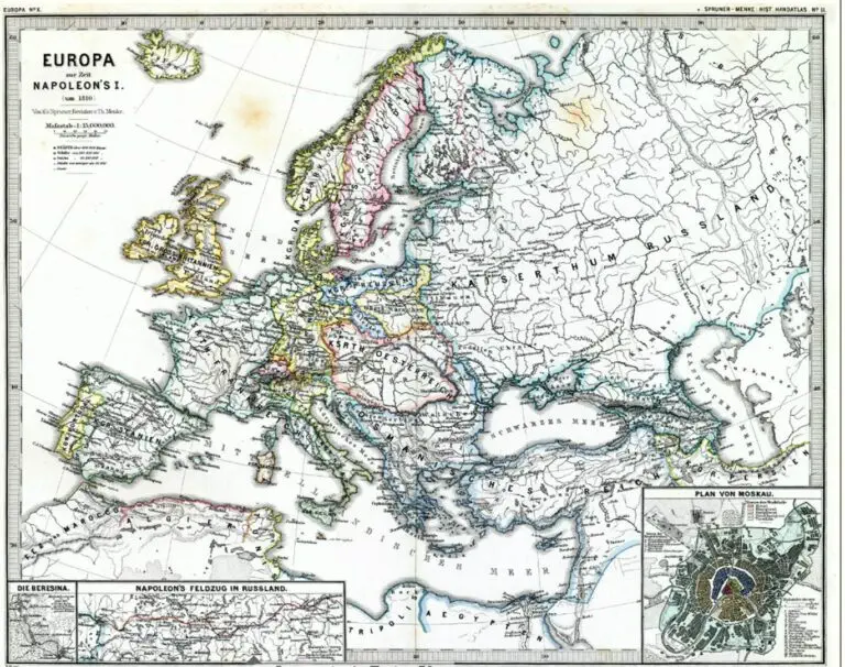 EUROPA zur Zeit NAPOLEON