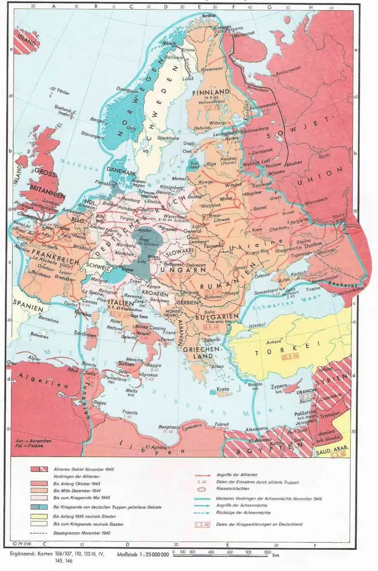 Der Zweite Weltkreig in Europe,