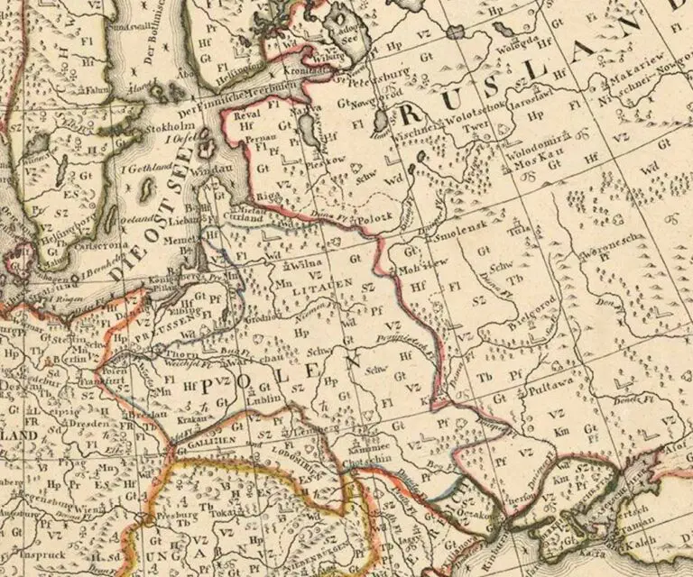 Neue Carte von Europa, [detailing Commercial and Industrial Production],