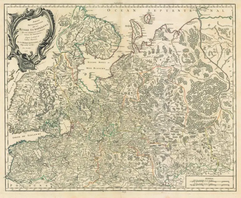 Partie Septentrionale de la Russie Européenne..,