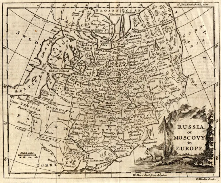 RUSSIA or MOSCOVY in EUROPE,
