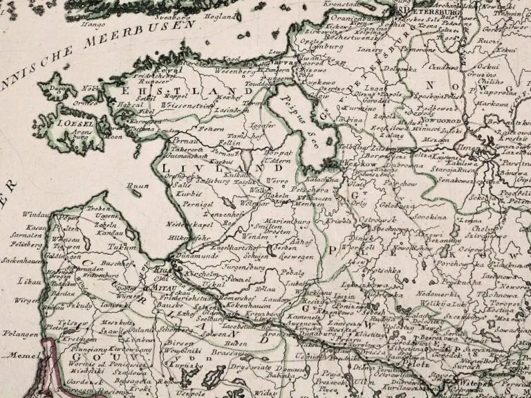 Karte von West Russland,