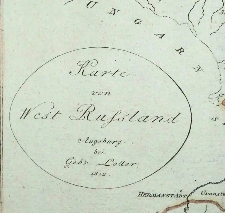 Karte von West Russland,