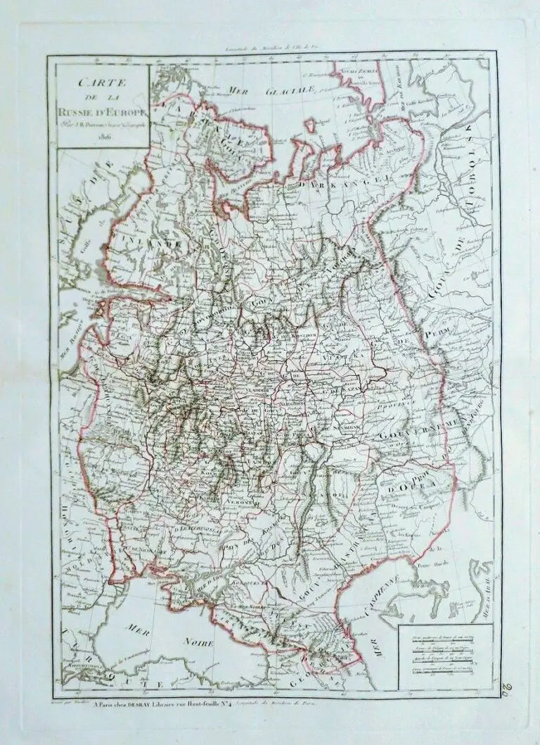 Carte de la Russie d