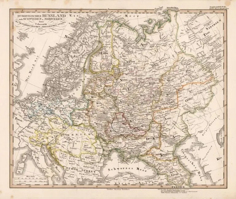 Europӕisches RUSSLAND auch Schweden u. Norwegen,