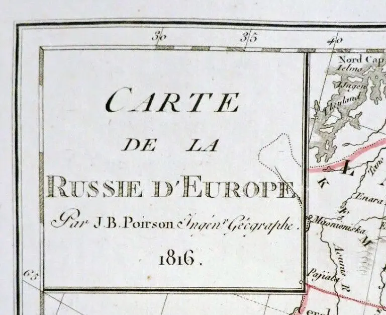Carte de la Russie d