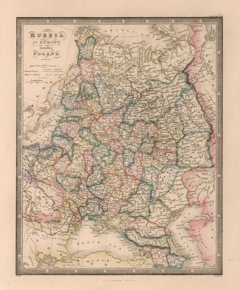 Russia in Europe including Poland,