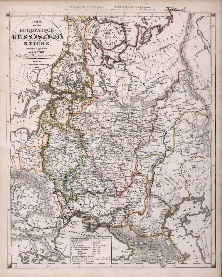 Charte von dem Europӕisch- Russischen Reiche..,