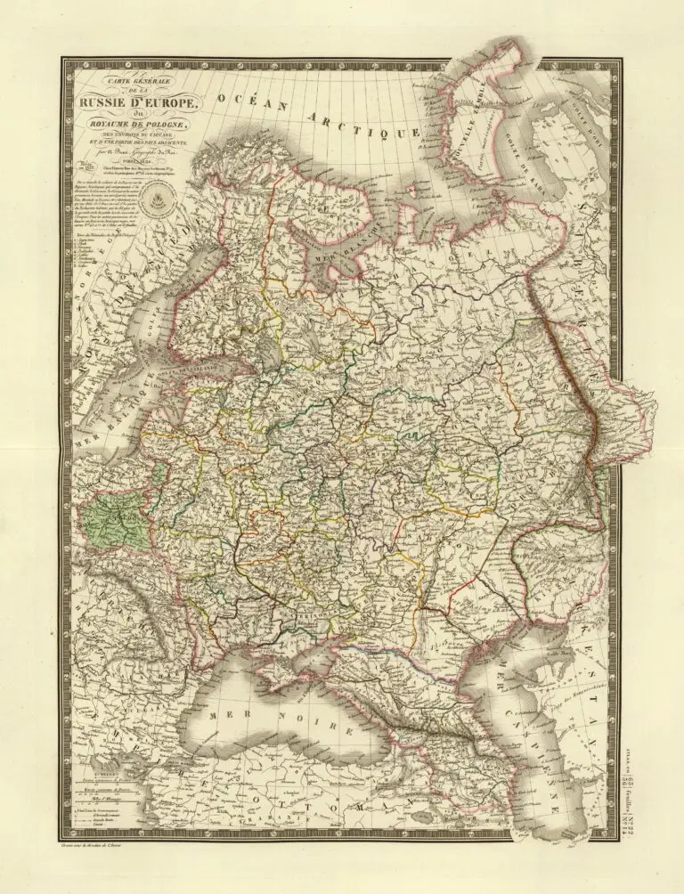 Carte generale de la Russie d