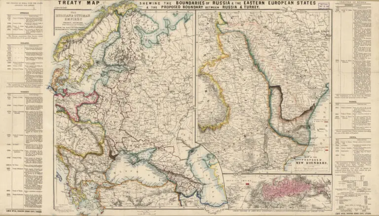 The Russian & Ottoman empires, Sweden, Denmark, Prussia & Austria, Shewing the Russian territorial enlargements by various treaties,