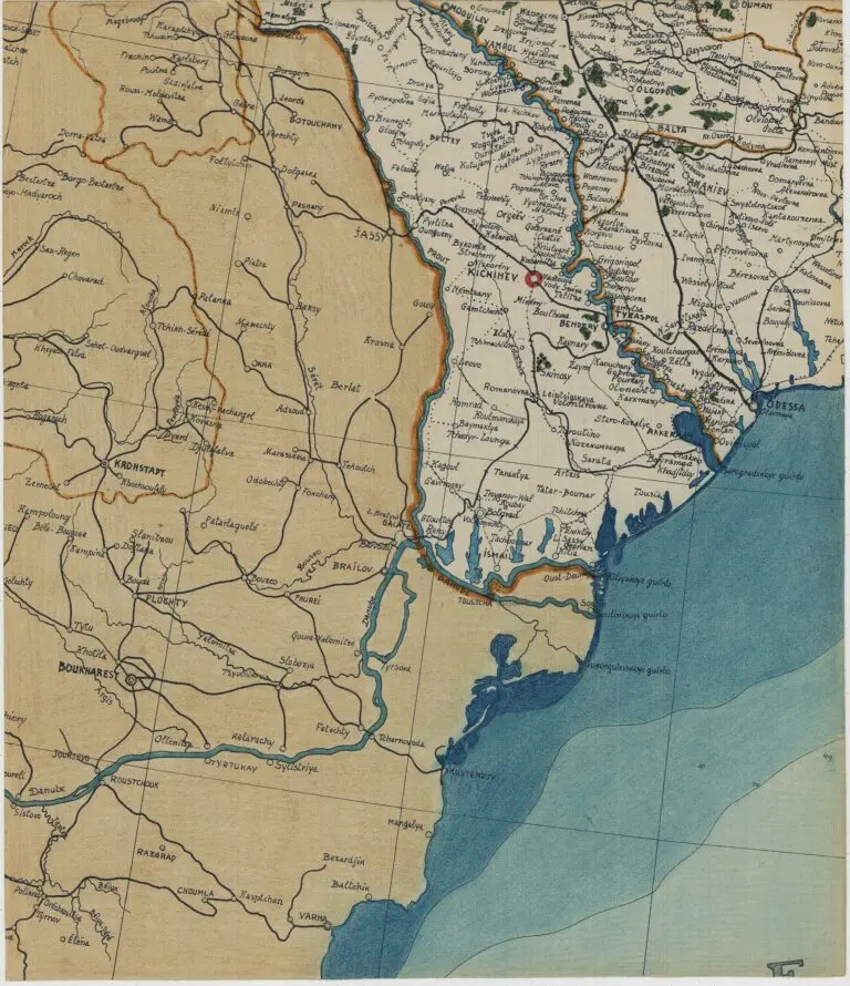 Carte des Voies de Communication par Terre, par Eau, et par Fer de la Russie d