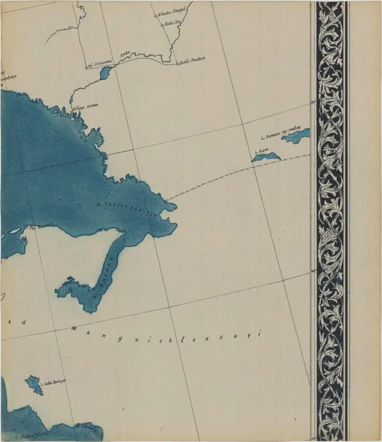 Carte des Voies de Communication par Terre, par Eau, et par Fer de la Russie d