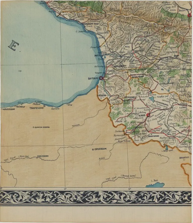 Carte des Voies de Communication par Terre, par Eau, et par Fer de la Russie d