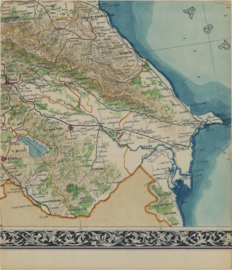 Carte des Voies de Communication par Terre, par Eau, et par Fer de la Russie d