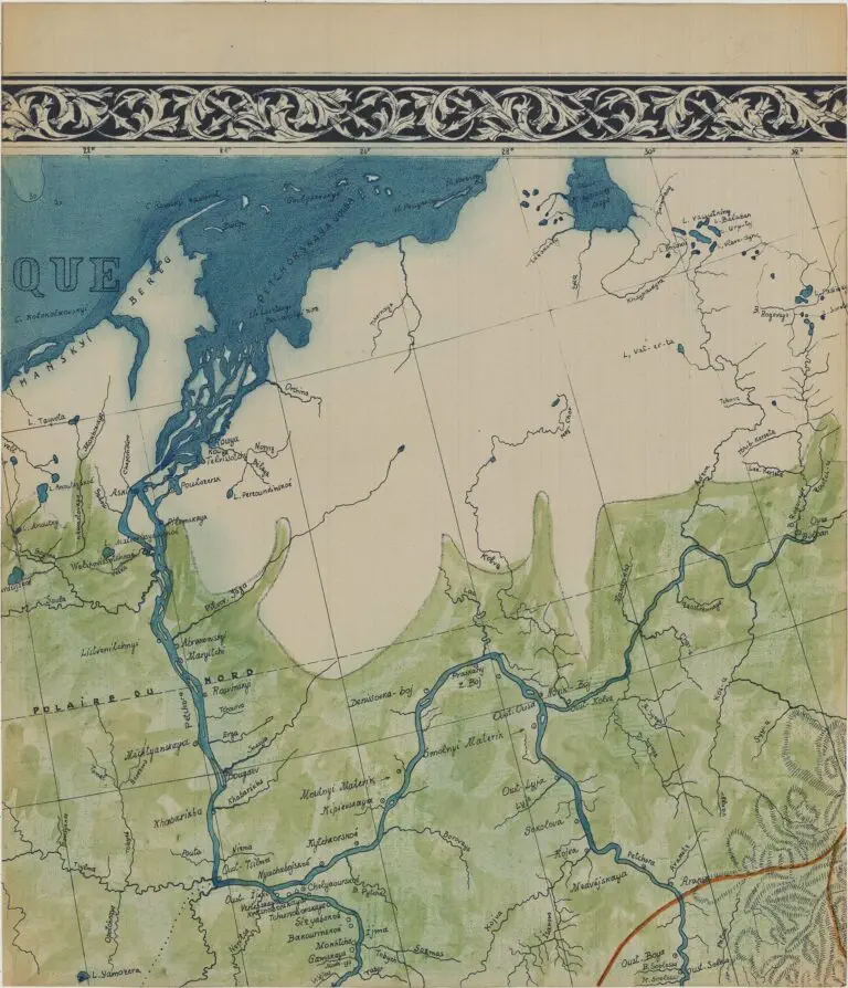 Carte des Voies de Communication par Terre, par Eau, et par Fer de la Russie d