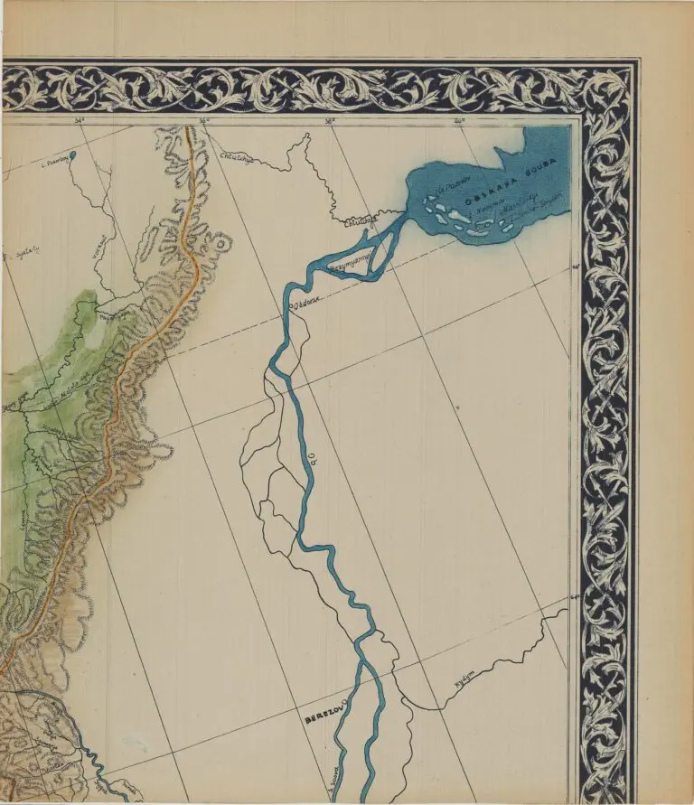 Carte des Voies de Communication par Terre, par Eau, et par Fer de la Russie d