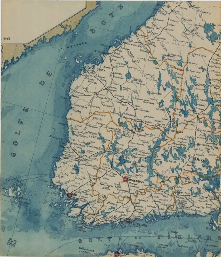 Carte des Voies de Communication par Terre, par Eau, et par Fer de la Russie d