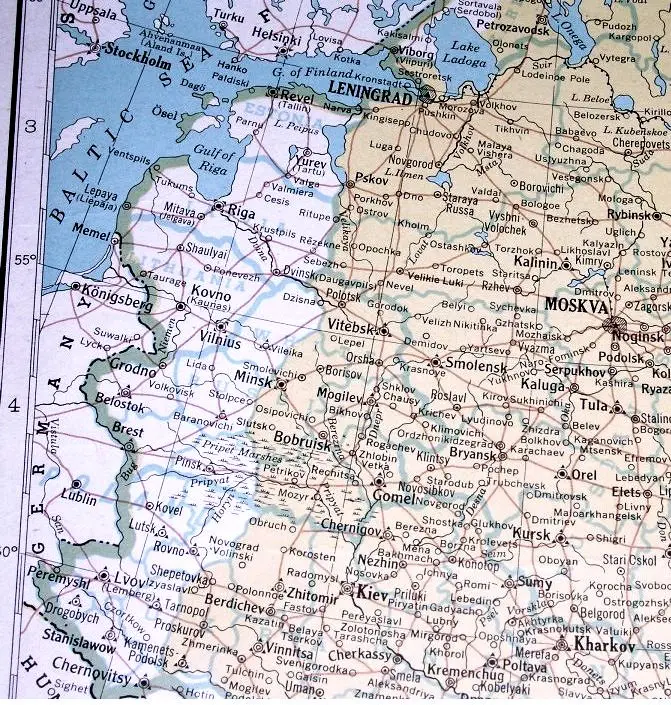 Union of Soviet Sociailst Republics, European Part,